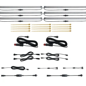 Campsite Lighting<OZtrail 6 Bar Light Kit