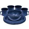 Kitchenware & Tableware<Campfire 12 Piece Enamel Dinner Set