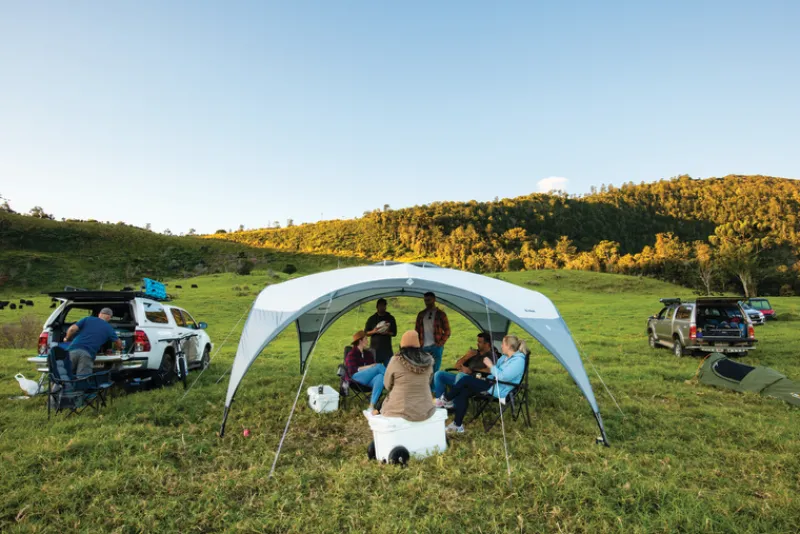 Shade Dome<OZtrail 4.2 Shade Dome Deluxe - With Sun Wall