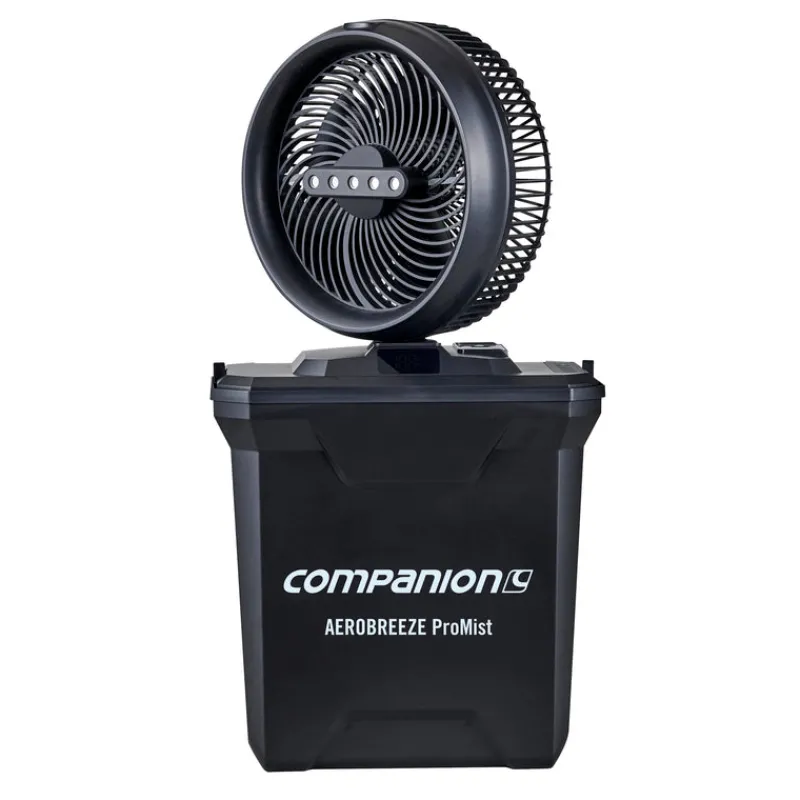 Fans<Companion Aerobreeze ProMist 25cm Oscillating Misting Fan