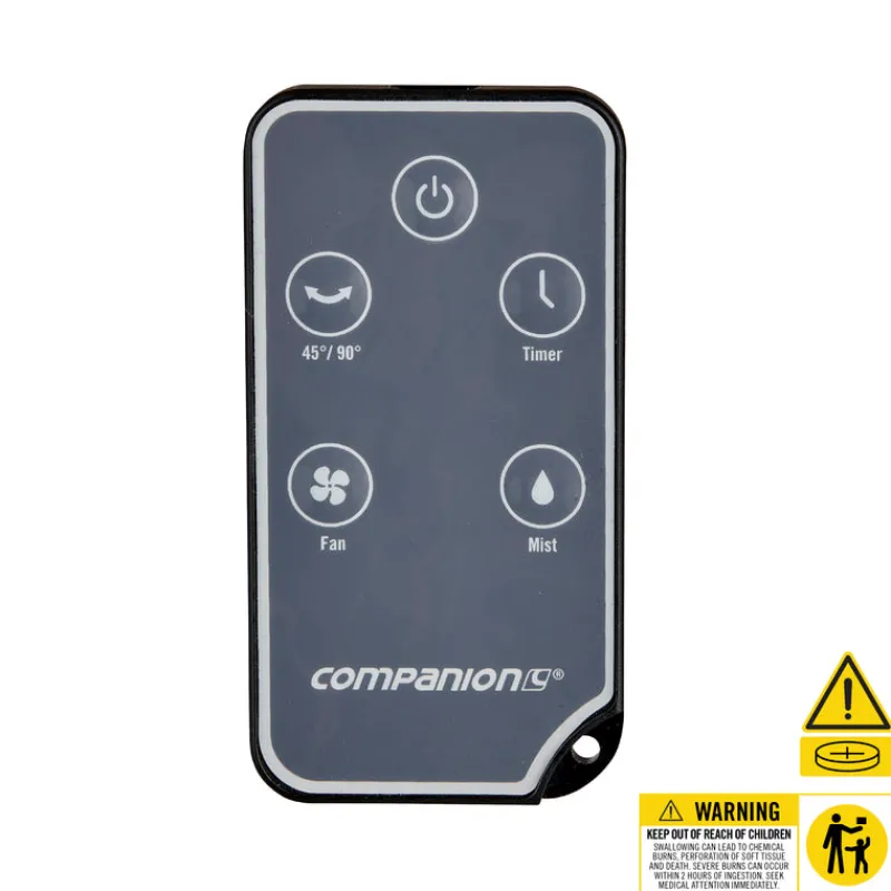 Fans<Companion Aerobreeze ProMist 25cm Oscillating Misting Fan