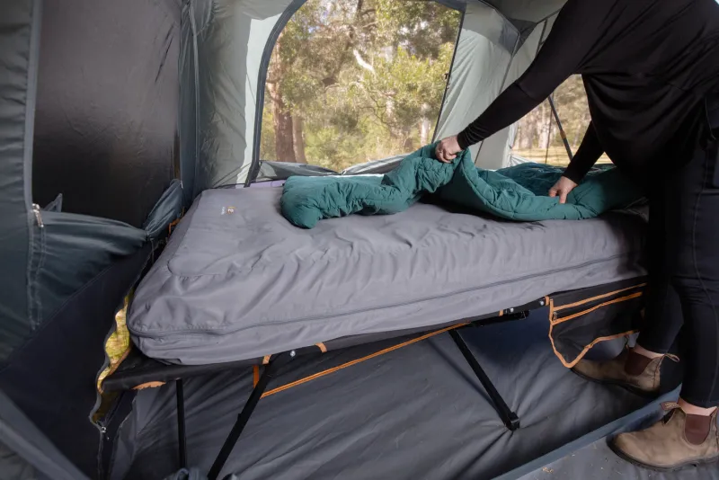 Stretchers<OZtrail Anywhere Queen Deluxe Bed