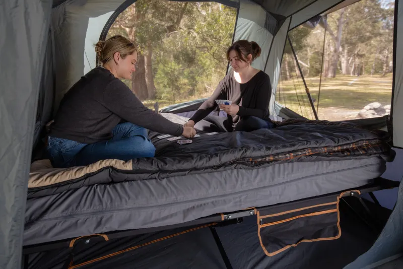 Stretchers<OZtrail Anywhere Queen Deluxe Bed