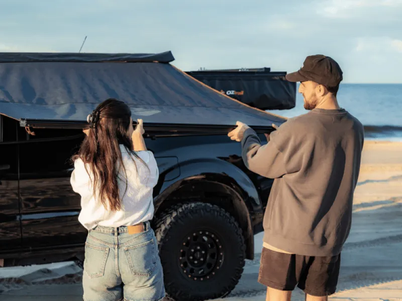 Side Awnings<OZtrail Awning 2m x 2.5m - BlockOut