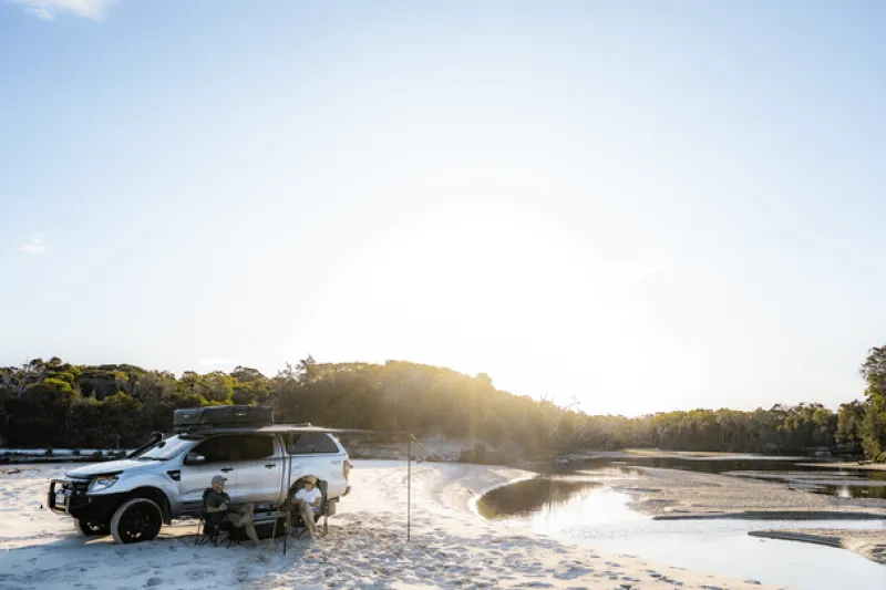 Side Awnings<OZtrail Awning 2.5m x 3m BlockOut