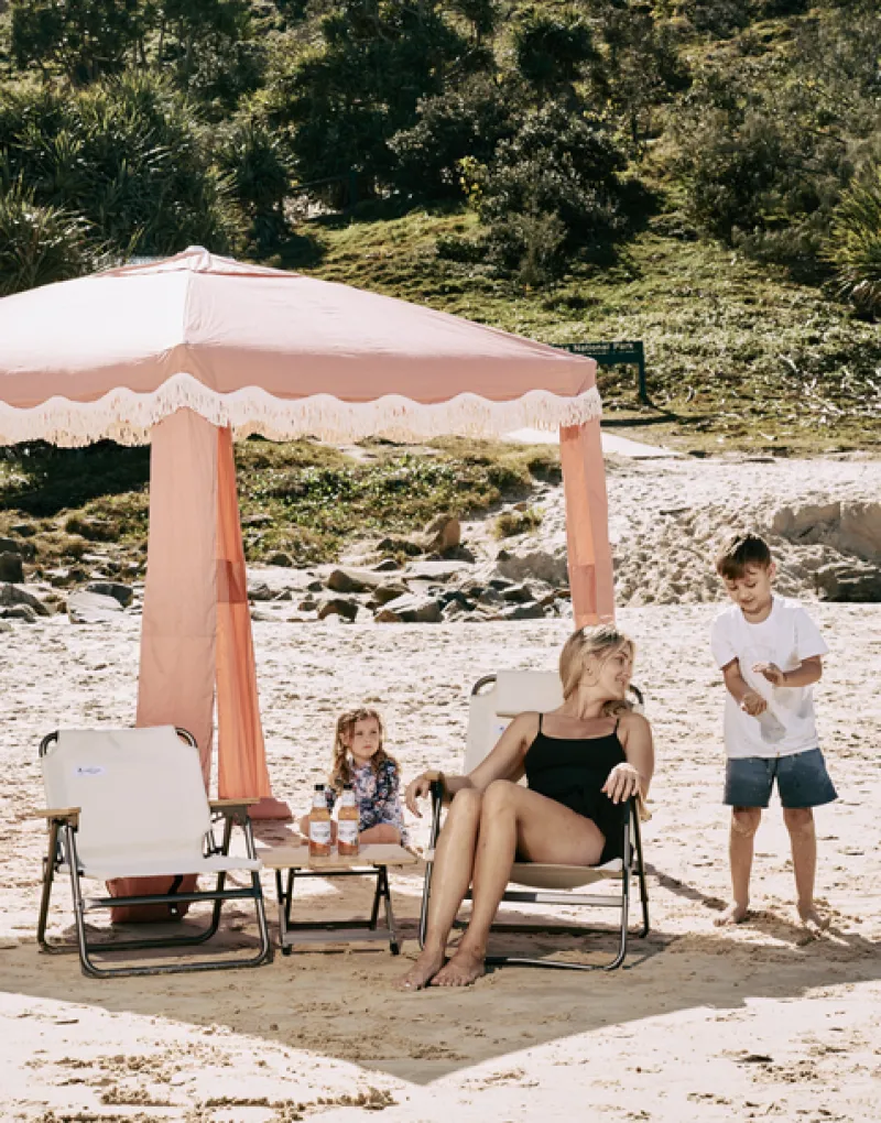 Beach Chairs|Chairs<OZtrail Beach High Back Chair - Almonta Beach Sand