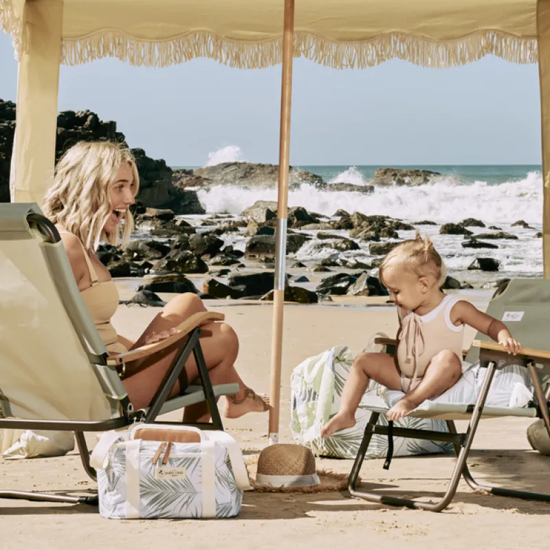 Beach Chairs|Chairs<OZtrail Beach High Back Chair - Palm Cove Green