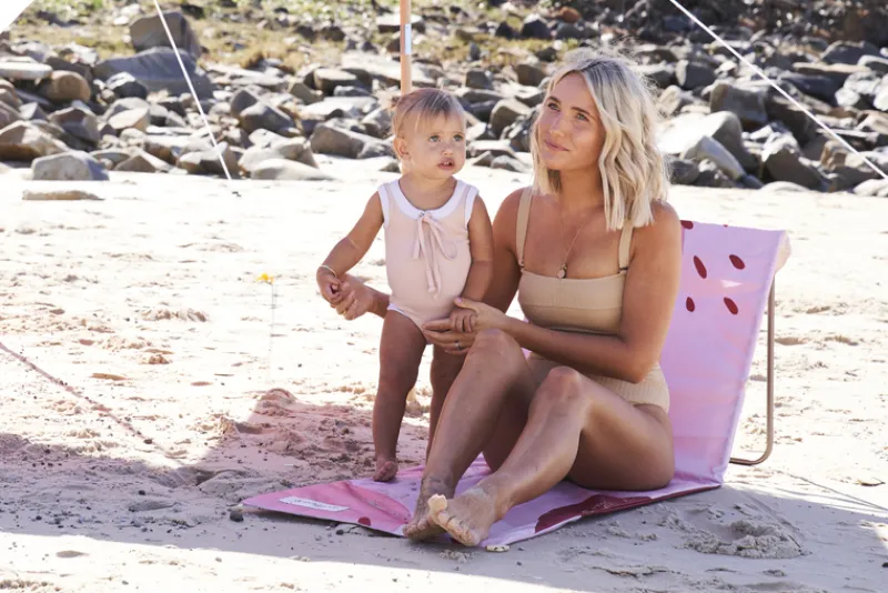 Beach Chairs<OZtrail Beach Mat Chair - Cable Beach Pink