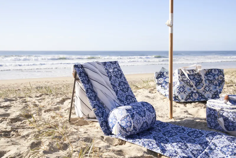 Beach Accessories<OZtrail Beach Pillow - Bells Beach Blue