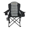 Chairs<OZtrail Big Boy Arm Chair - Black