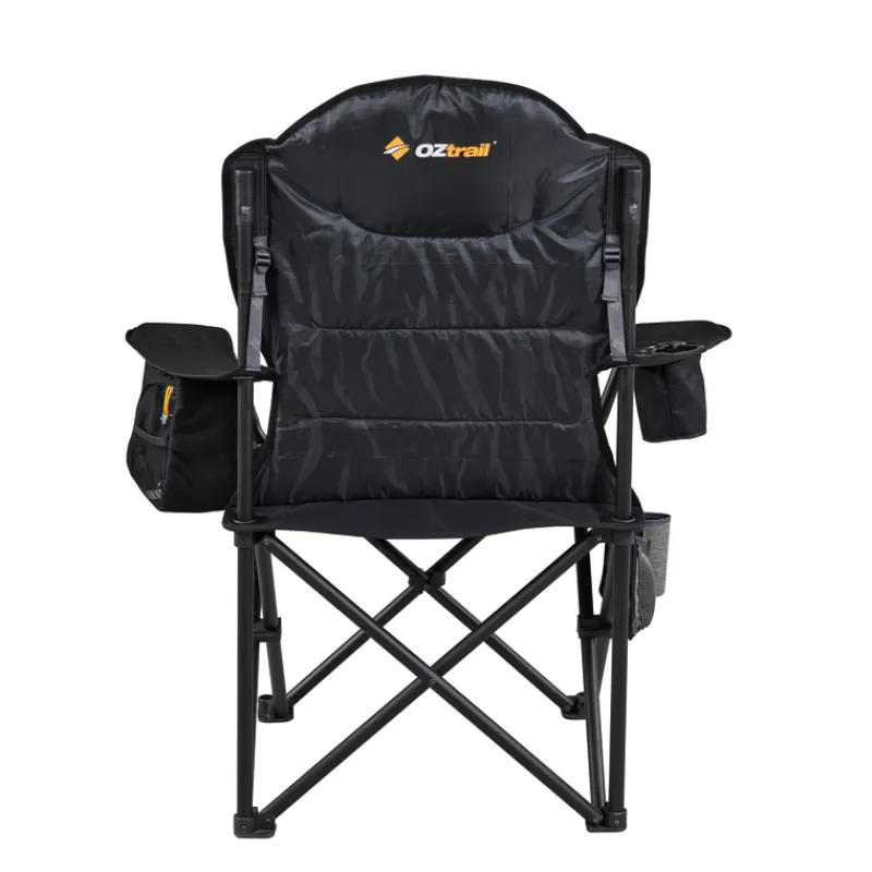 Chairs<OZtrail Big Boy Arm Chair - Black