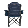 Chairs<OZtrail Big Boy Arm Chair - Navy Blue