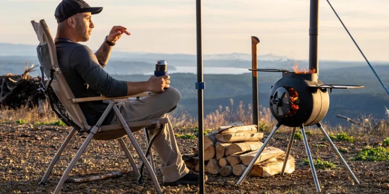 Chairs<OZtrail Cape Series Recliner Chair - Tan