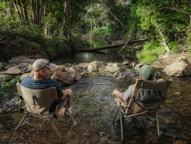 Chairs<OZtrail Cape Series Recliner Chair - Tan