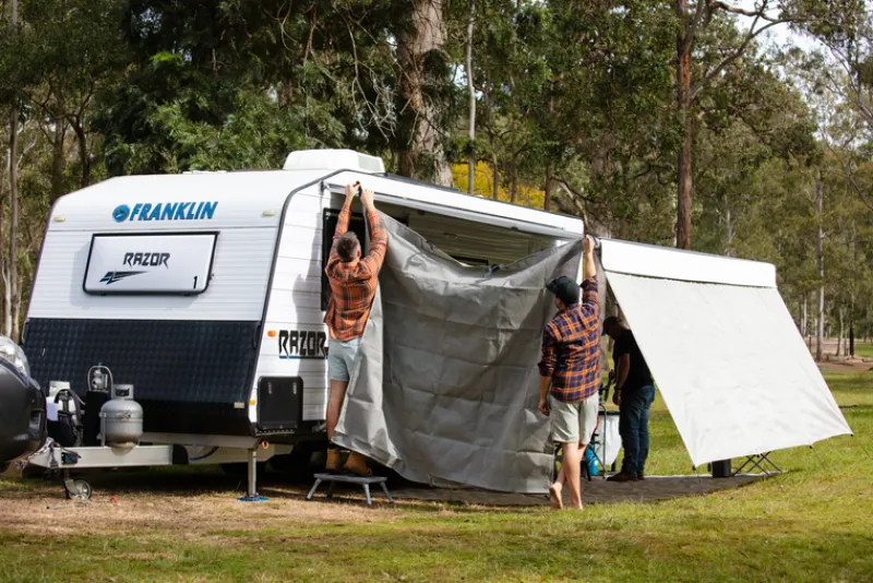 Annex Matting & Privacy Screens<Companion Caravan Conventional Privacy End
