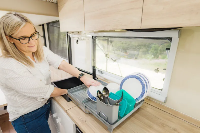 Accessories<Companion Caravan Deluxe Compact Dish Rack