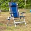 Chairs<OZtrail Cascade Deluxe 8 Position Recliner Chair - Navy
