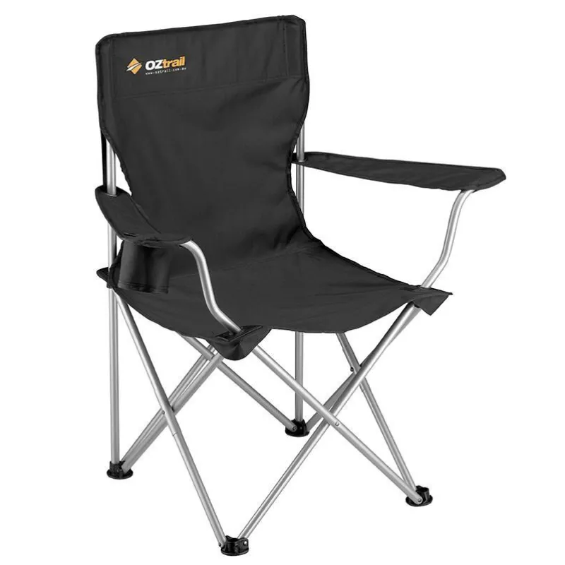 Chairs<OZtrail Classic Arm Chair - Black