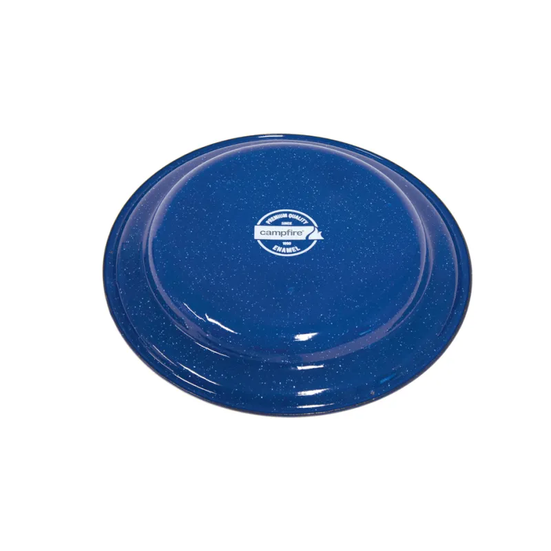Kitchenware & Tableware<Campfire 27cm Enamel Flat Plate - Navy