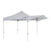 Commercial<OZtrail Commercial Deluxe 3.0 Flexi Shade Gazebo - White