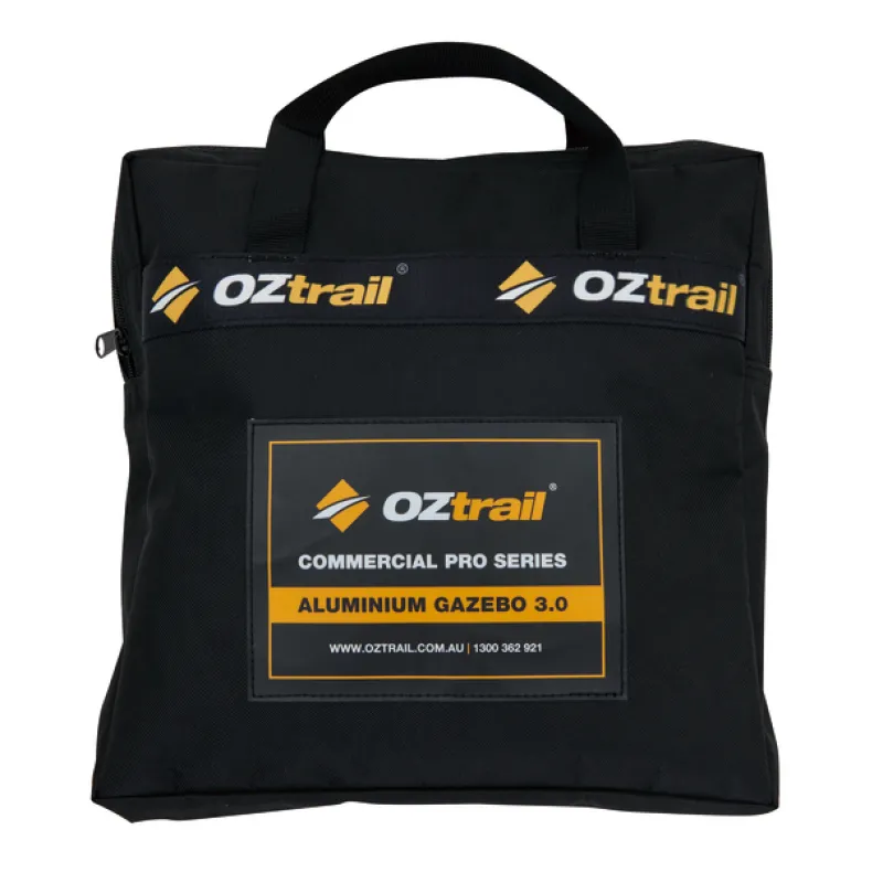 Commercial Pro Series<OZtrail Commercial Pro 3.0 Gazebo Wall - Black