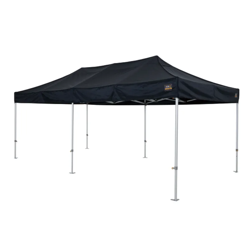 Commercial Pro Series<OZtrail Commercial Pro Aluminium 6.0 Gazebo - Black