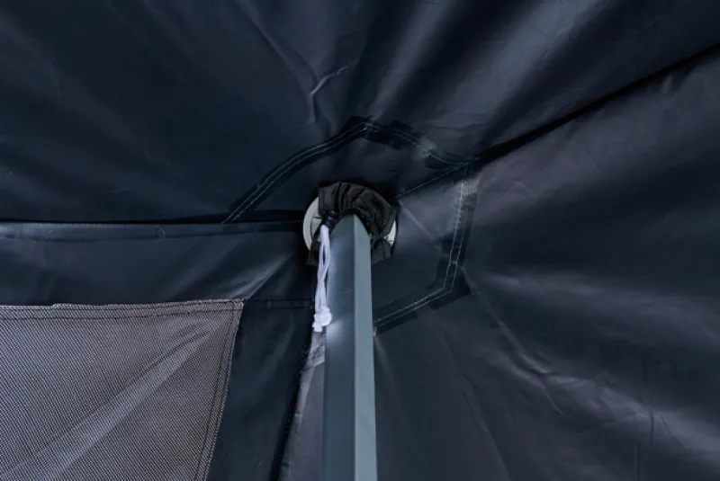 Commercial Pro Series<OZtrail Commercial Pro Aluminium 6.0 Gazebo - Black