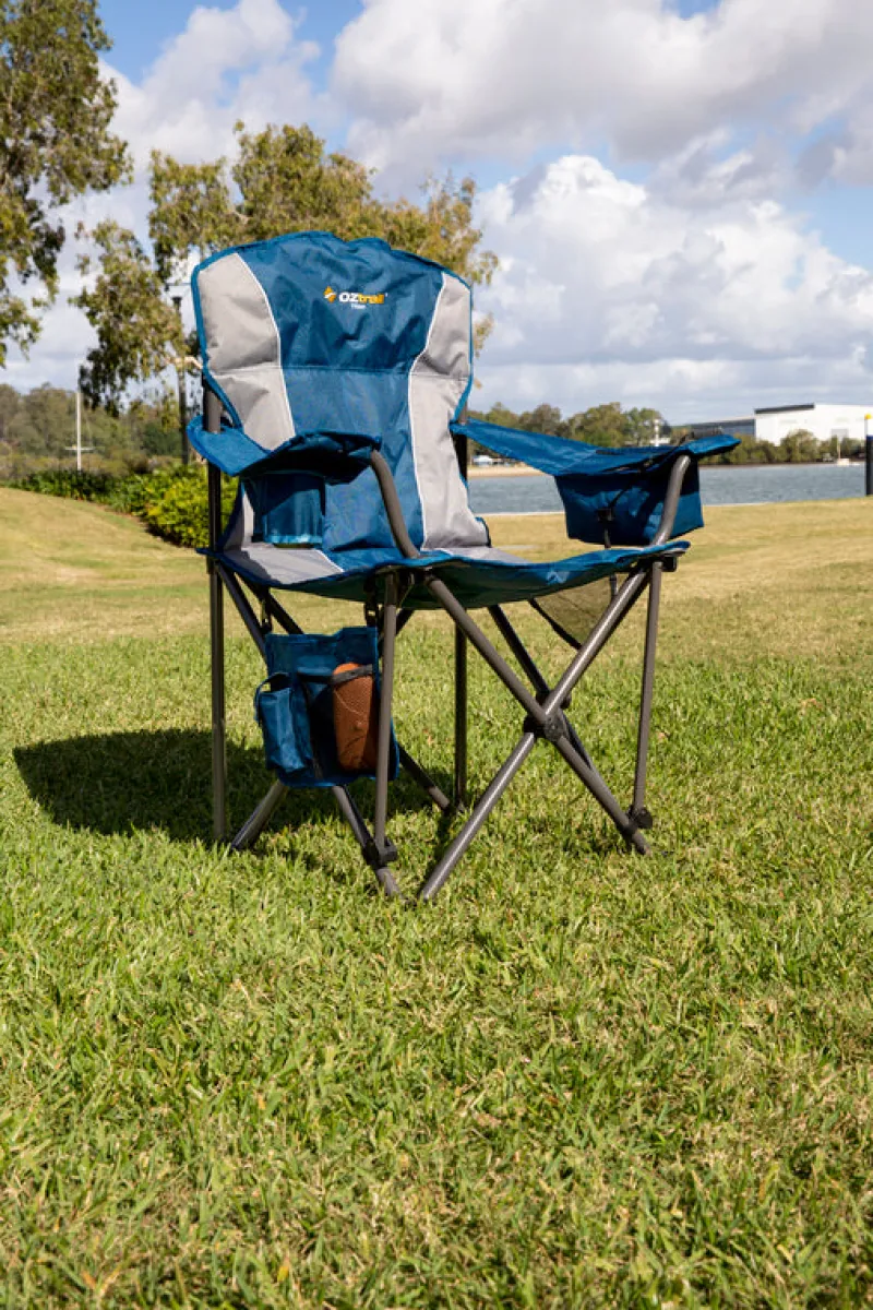 Chairs<OZtrail Cooler Arm Chair - Blue