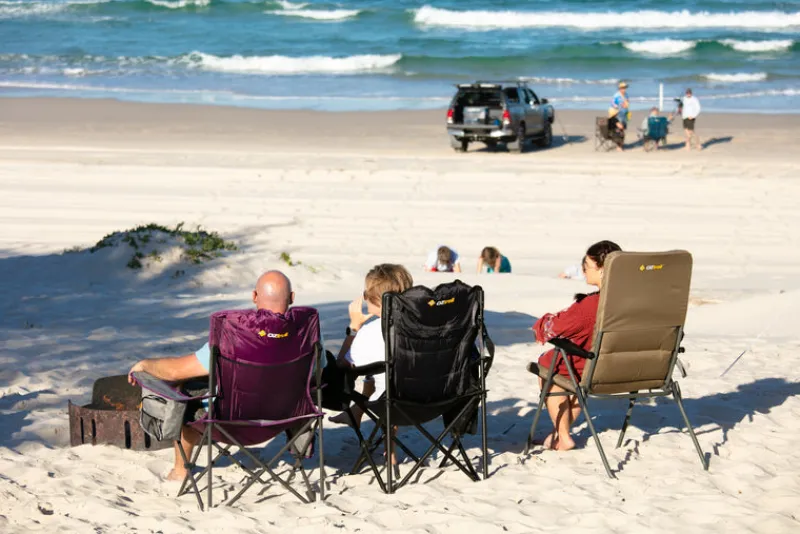 Chairs<OZtrail Cooler Arm Chair - Purple