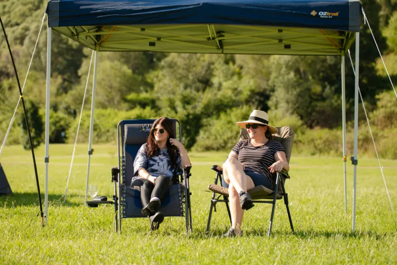 Chairs<OZtrail Coolum 5 Position Recliner