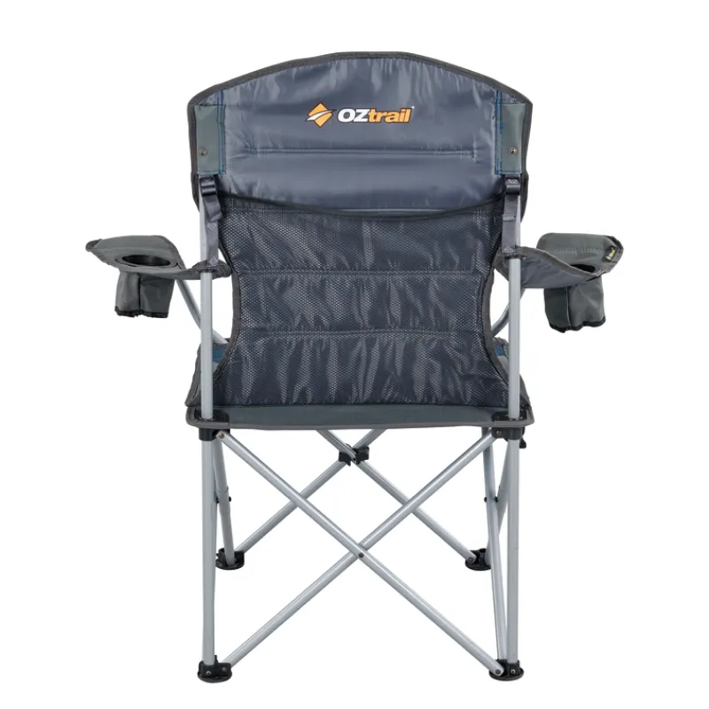 Chairs<OZtrail Deluxe Arm Chair - Blue