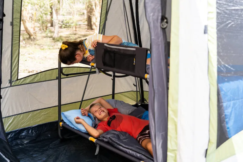 Stretchers<OZtrail Deluxe Double Bunk Bed