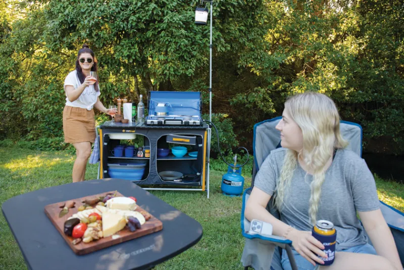 Kitchens & Storage<OZtrail Deluxe Kitchen with Sink