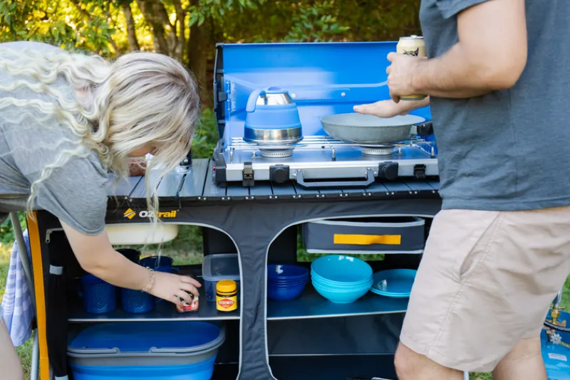 Kitchens & Storage<OZtrail Deluxe Kitchen with Sink