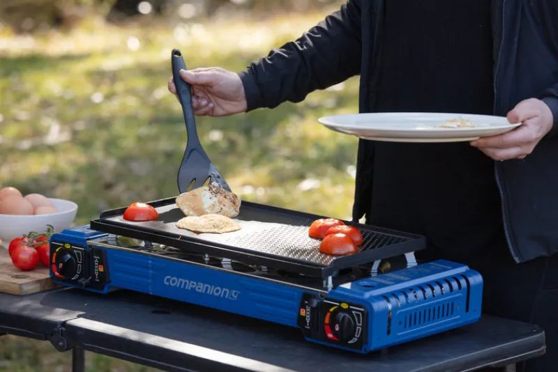 Stoves<Companion Double Butane Stove with Hotplate