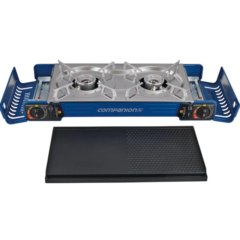 Stoves<Companion Double Butane Stove with Hotplate