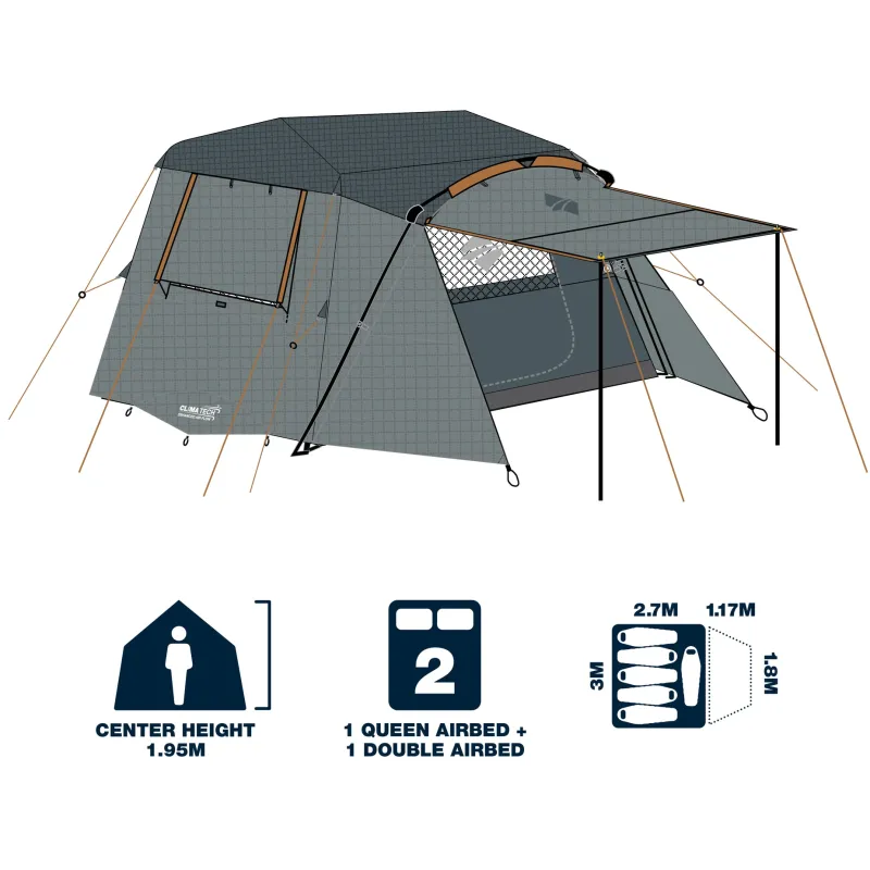 Fast Frame Tents<OZtrail Fast Frame BlockOut Lumos 6P Tent