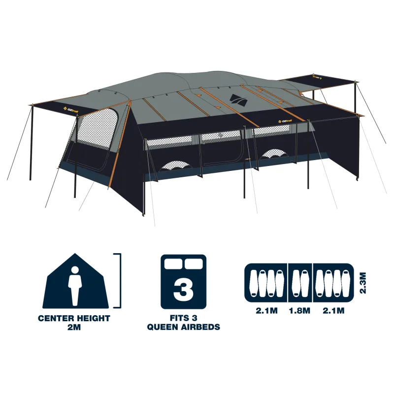 Fast Frame Tents<OZtrail Fast Frame Odyssey 10P Tent