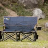Chairs<OZtrail Fireside Double Chair - Black
