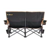 Chairs<OZtrail Fireside Double Chair - Black