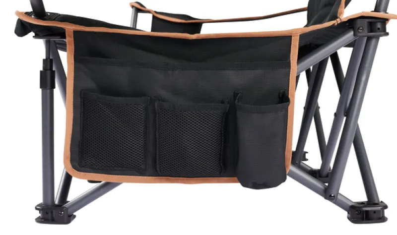 Chairs<OZtrail Fireside Double Chair - Black