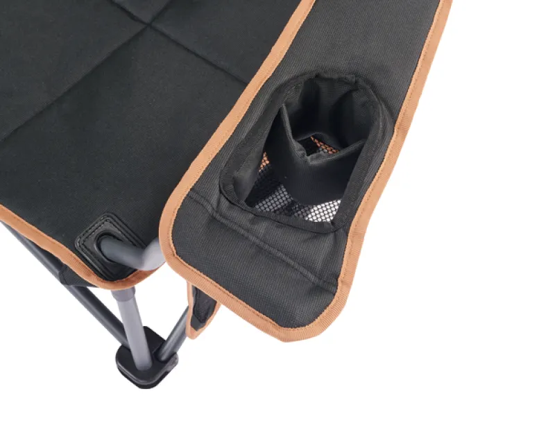 Chairs<OZtrail Fireside Double Chair - Black