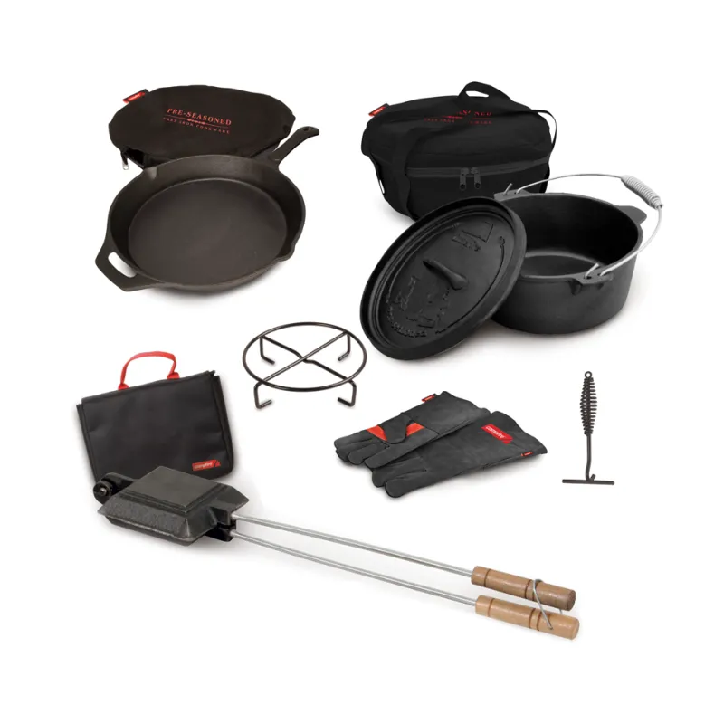 Camp Ovens<Campfire Flinders 9 Piece Cast Iron Set