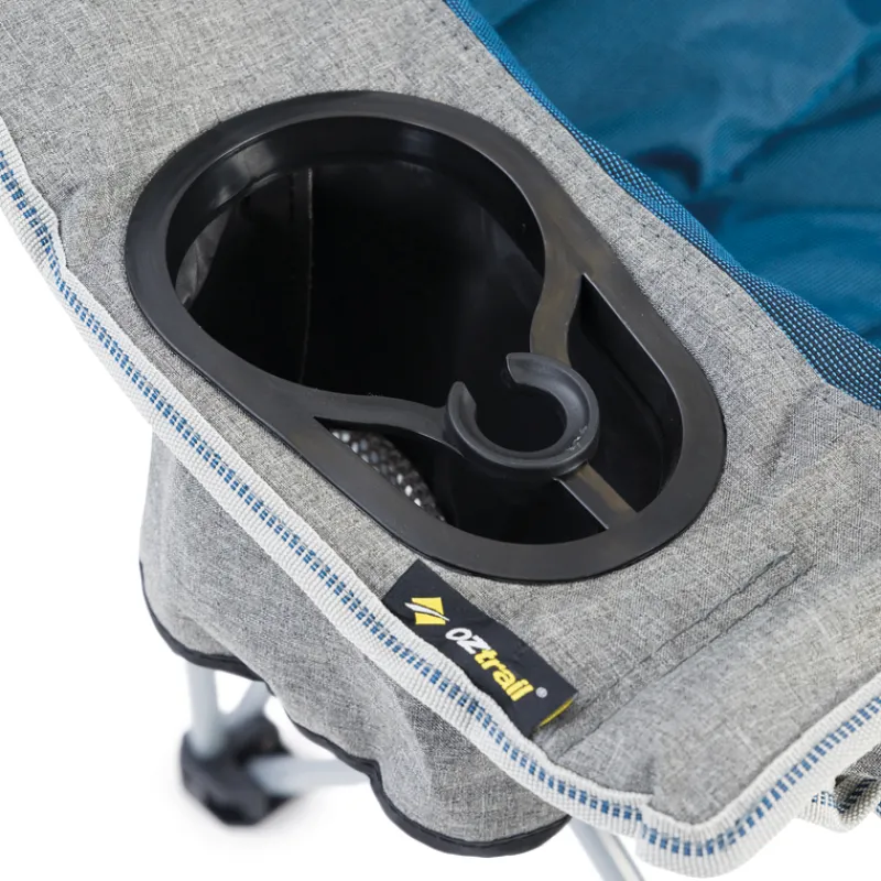 Chairs<OZtrail Galaxy 3 Seater Sofa - Blue