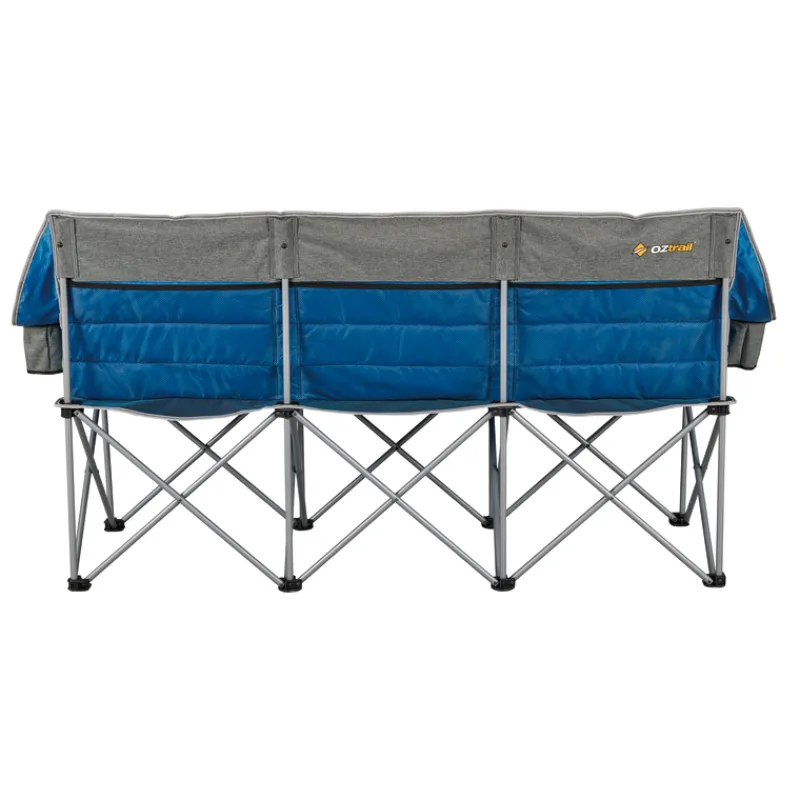 Chairs<OZtrail Galaxy 3 Seater Sofa - Blue