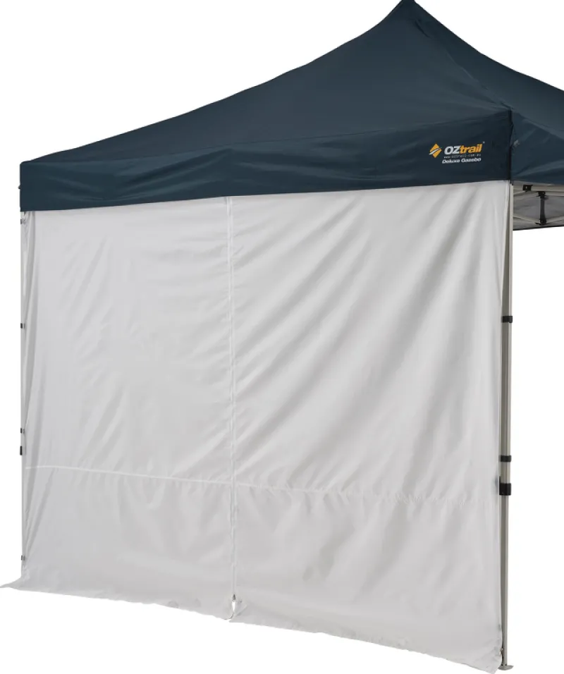 Gazebo Walls<OZtrail Gazebo Solid Wall Kit 3.0 (With Centre Zip)