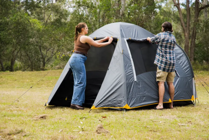 Dome Tents<OZtrail Genesis II 4V Tent