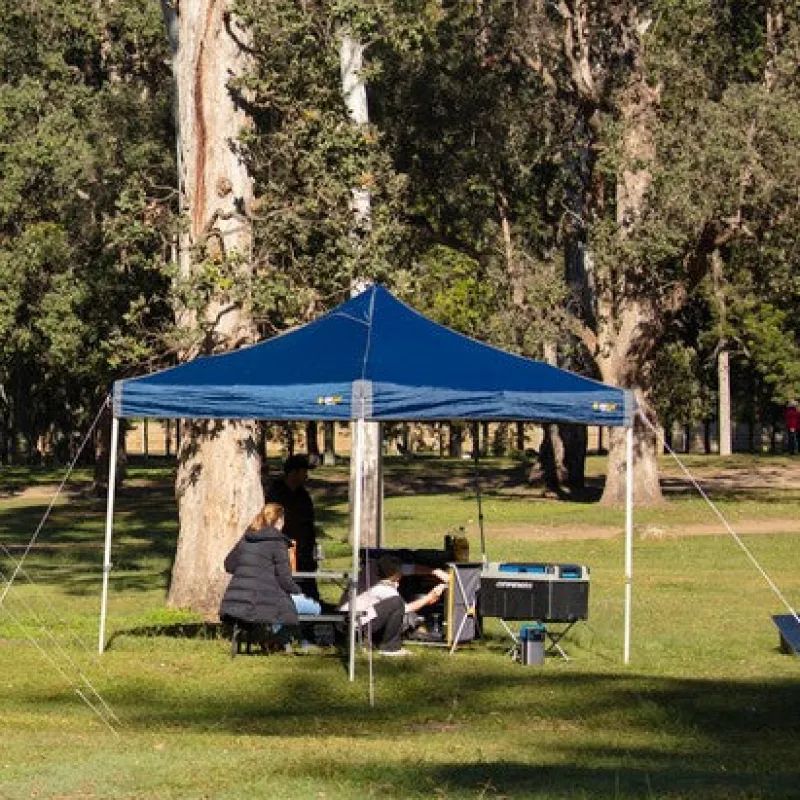 Hydroflow<OZtrail Hydroflow Deluxe 3.0 Gazebo - Navy