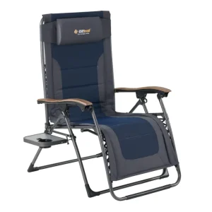 Chairs<OZtrail Jumbo Sun Lounge - Navy