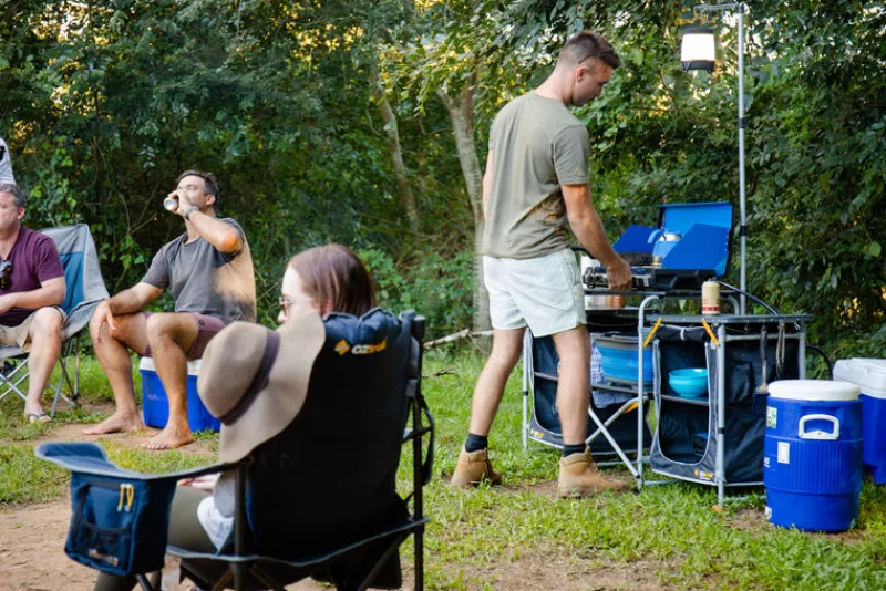 Kitchens & Storage<OZtrail Kitchen Double Pantry